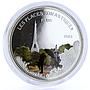 Benin 1000 francs Romantic Places Paris colored silver coin 2013