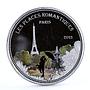 Benin 1000 francs Romantic Places Paris colored silver coin 2013