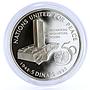 Bahrain 5 dinars 50th Anniversary of United Nations proof silver coin 1995