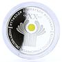 Tajikistan 100 somoni 20 Years Commonwealth Independent States silver coin 2011