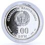 Uzbekistan 100 som Famous Ancestors Sultan Mirzo Ulugbek proof silver coin 1999