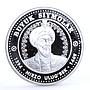 Uzbekistan 100 som Famous Ancestors Sultan Mirzo Ulugbek proof silver coin 1999