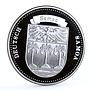 Palau 5 dollars International Coins series German Samoa silver coin 1999