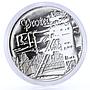 South Africa 1 rand National Mining Industry Plants Mine Tower silver coin 1999