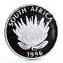 South Africa 1 rand National Constitution Book Independence silver coin 1996