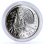 Tokelau 5 tala Sea Conservation Fishermans Ship Boat silver coin 1984