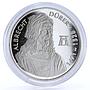 Uganda 1000 shillings Painter Albrecht Durer Art proof silver coin 2001