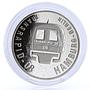 Liberia 5 dollars Transrapid-08 Train Railway Railroad Express CuNi coin 1999