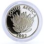 South Africa 1 rand National Soccer Team Football Bafana Bafana silver coin 2002