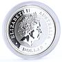 Australia 1 dollar Lunar Calendar I Year of the Rabbit gilded silver coin 1999