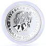 Australia 1 dollar Lunar Calendar I Year of the Mouse gilded silver coin 2007