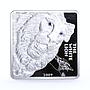 Malawi 50 kwacha African Wildlife White Lion Fauna proof silver coin 2009