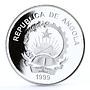 Angola 10 kwanzas Prince Henry the Navigator proof silver coin 1999