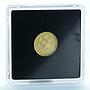 Kazakhstan 1000 tenge Silk Road gold coin 1995