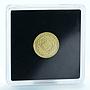 Kazakhstan 1000 tenge Silk Road gold coin 1995