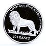 Congo 10 francs Three Holy Kings Balthasar Camel Desert proof silver coin 2005