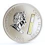 Cook Island 10 dollars Sir John Davidson Rockefeller Oil proof silver coin 2008
