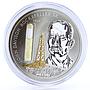 Cook Island 10 dollars Sir John Davidson Rockefeller Oil proof silver coin 2008