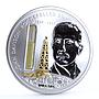 Cook Island 10 dollars Sir John Davidson Rockefeller Oil proof silver coin 2008