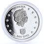 Ghana 500 sika Endangered Wildlife series African Elephant silver coin 2002