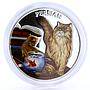 Rwanda 500 francs Cats series Persian Cat Books colored silver coin 2011