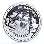 Solomon Islands 25 dollars Legendary Warships series Mary Rose silver coin 2005