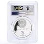 USSR - Russia 3 rubles Fisrt All Russian Coinage PR69 PCGS silver coin 1989