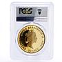 Tuvalu 1 dollar Aviation War Planes Fokker PR70 PCGS gilded silver coin 2006