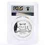 Tanzania 50000 shillings Zanzibar Revolution Freedom PR70 PCGS silver coin 2014