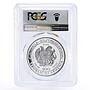 Armenia 100 dram Red Book of Armenia Owl Bird PR70 PCGS silver coin 2008