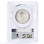 Bulgaria 5 leva Revolutionary Georgi Dimitrov PR63 PCGS silver coin 1964