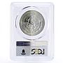 Mexico 1 onza Libertad Angel of Independence MS66 PCGS silver coin 1983