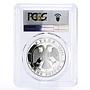 Russia 3 rubles Russian Ballet Ballerina PR69 PCGS proof silver coin 1994