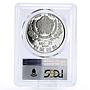 Korea 500 won Sokkuram Bodhisattva PR64 PCGS proof silver coin 1970