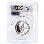 Bulgaria 20 leva Liberation from the Ottoman Yoke PR69 PCGS silver coin 1988