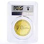 Korea 10000 won 70 Years of the Liberation Freedom MS69 PCGS brass coin 2015