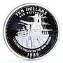 Bahamas 10 dollars Columbus Discovers the New World Ship proof silver coin 1988