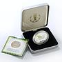 Kazakhstan 500 tenge Papilio Alexanor proof silver coin 2008