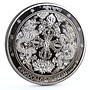 Bhutan 500 ngultrum Wonders of World Taj Mahal silver coin 2005