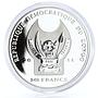 Congo 240 francs St. Petersburg Monuments The Admiralty Ships silver coin 2011