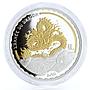 Cameroon 1000 francs Year of the Dragon gilded silver coin 2012