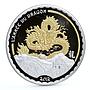 Cameroon 1000 francs Year of the Dragon gilded silver coin 2012