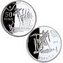 Spain set of 4 coins Spanish Painters Salvador Dali Art proof silver coins 2009