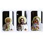 Niue set of 3 coins Religion Icon Triptych Saints colored silver coins 2012