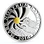 Niue 1 dollar Baltic Gold Treasures The Emblem of Sun proof silver coin 2016