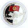 Kyrgyzstan 10 som Sovereign Kyrgyzstan Independence Symbols silver coin 2011