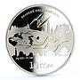 Kyrgyzstan 10 som Great Silk Road Chinese Trade Way silver coin 2011