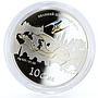 Kyrgyzstan 10 som Great Silk Road Chinese Trade Way silver coin 2011