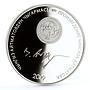 Kyrgyzstan 10 som Works of Chinqiz Aitmatov Jamilya proof silver coin 2009