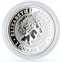 Australia 1 dollar Lunar Calendar I Year of the Tiger gilded silver coin 2010